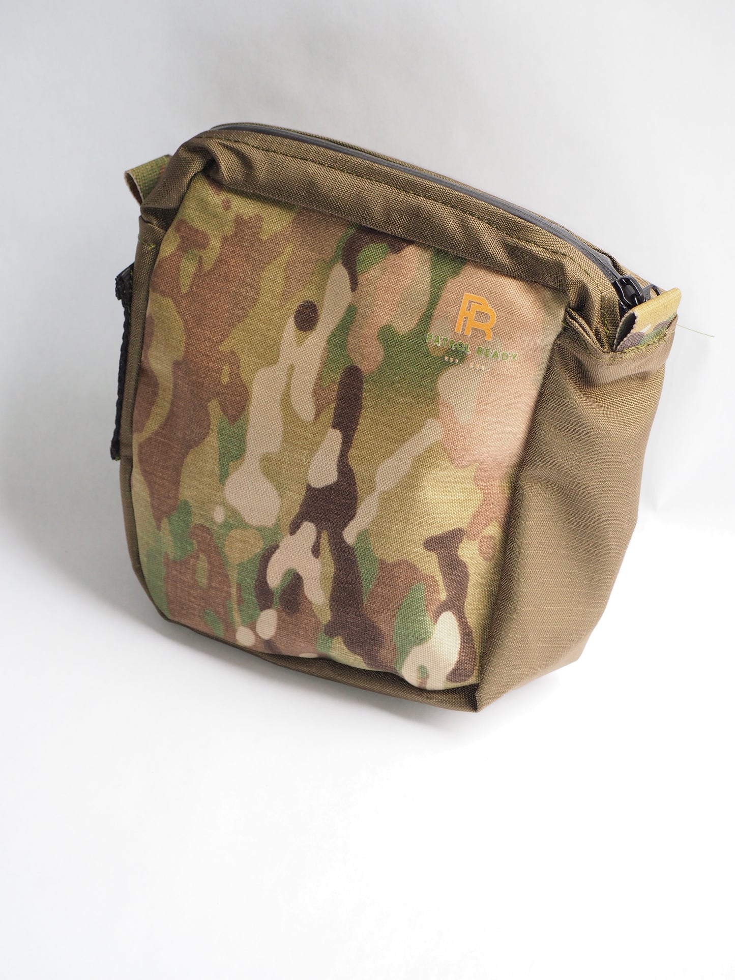 Close up of medium assault pouch, showing quality design and manufacturing 