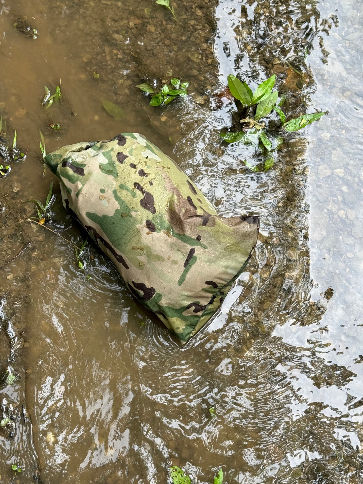 Multicam Wet Weather Dry Bag — Roll-Top Waterproof
